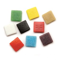 Glas-Mosaik Grosspackung 600g Multicolor