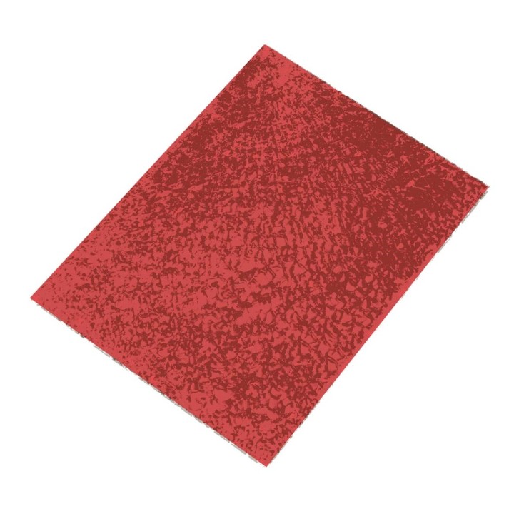 Crackle Mosaic Platte bordeaux 15x20cm