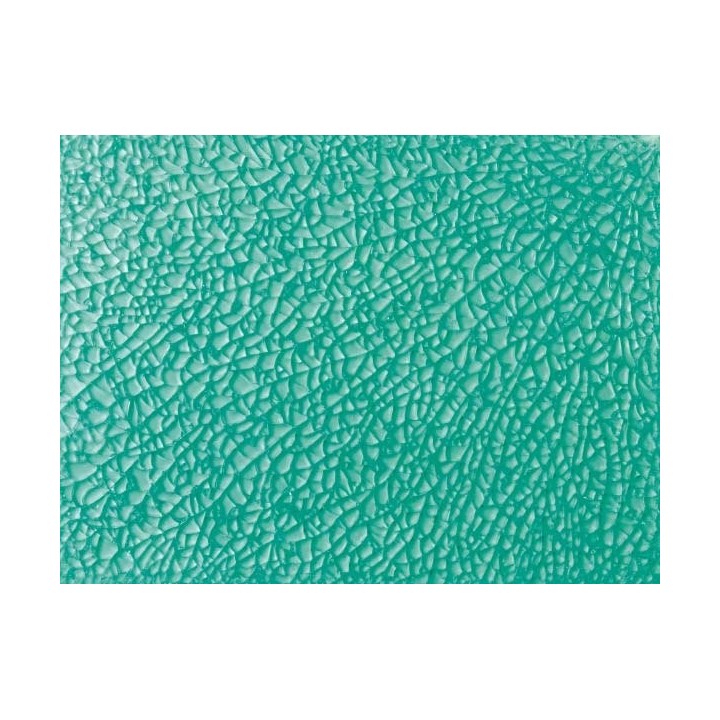 Crackle-Mosaic Platte, türkis 15x20cm
