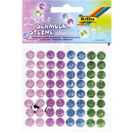 Pierres bijoux glitter charm 64pcs autocollant