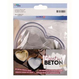 Creative-Beton Set Herz
