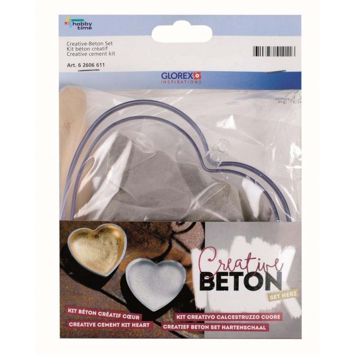 Creative-Beton Set Herz