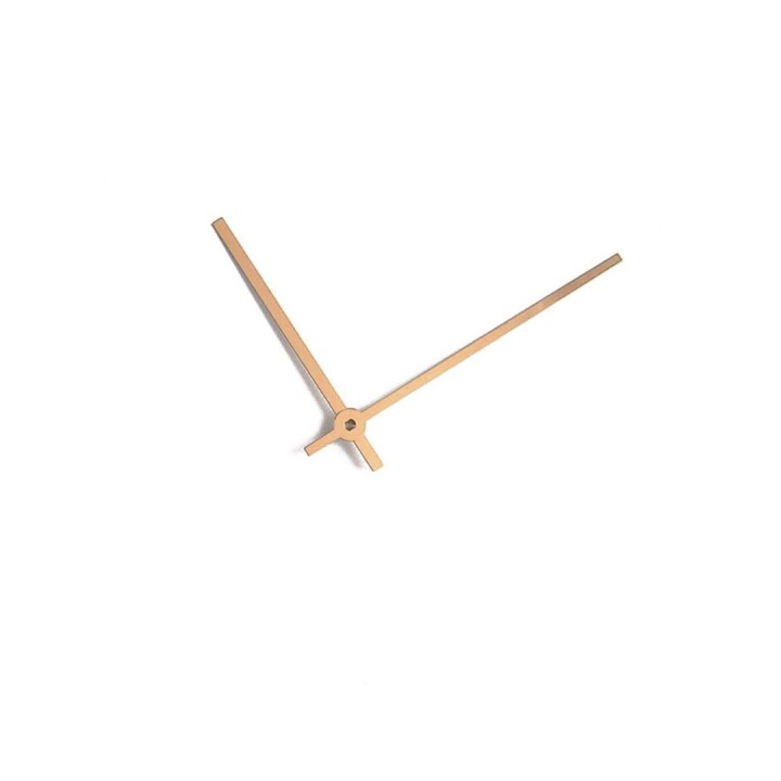 Uhrzeiger Alu gold eloxiert 53 / 39mm