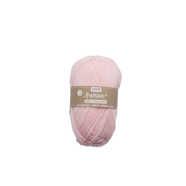 Premium 100% Acryl, 50g rosa