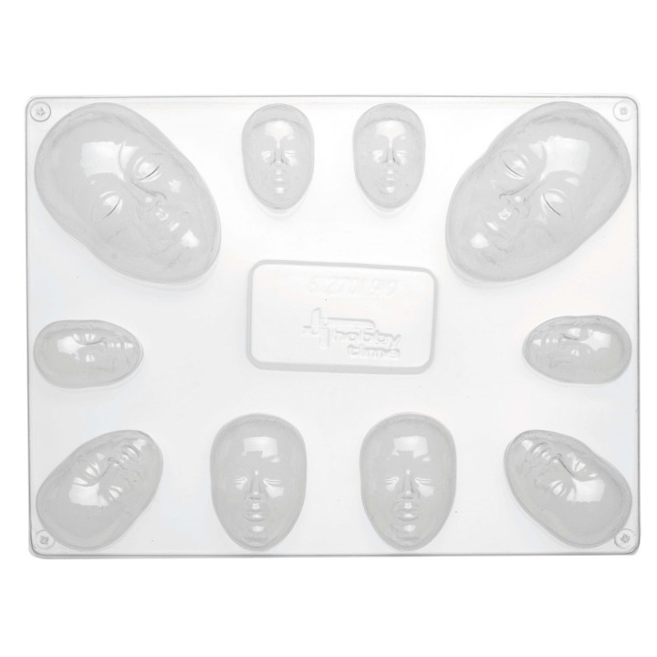 Moule set de masques, 10pcs 25 x 40-45 x75 mm