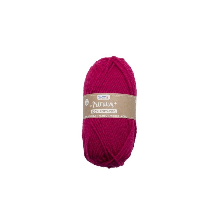 Premium 100% Acryl, 50g fuchsia