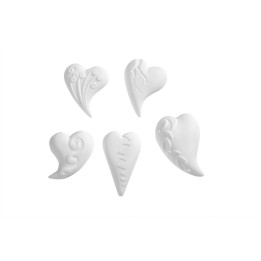 Moule relief coeurs 2