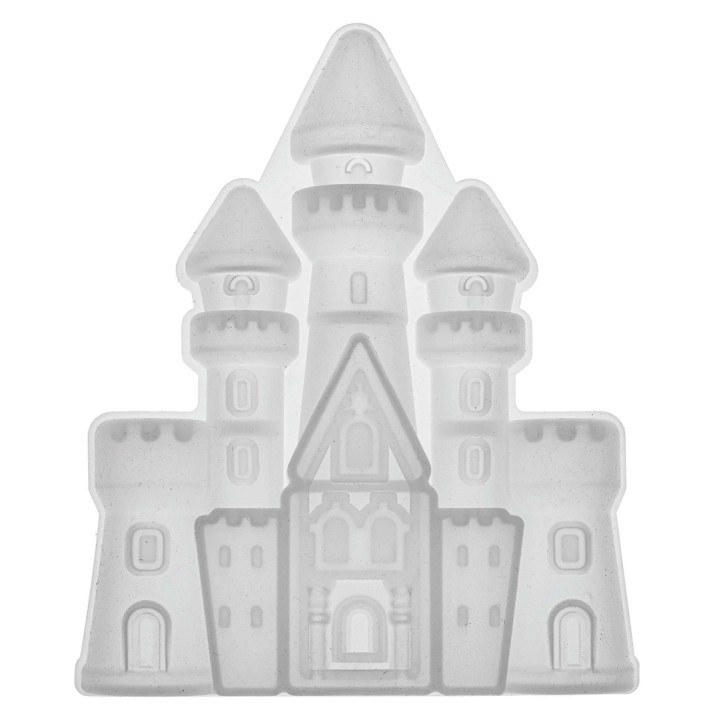 Silikon-Form 15x12cm Schloss 9-teilig