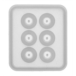 Moule en silicone 6x7cm Boule 12mm 6pcs
