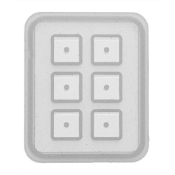 Moule en silicone 6x7cm Cube 12x12x12mm 6pcs