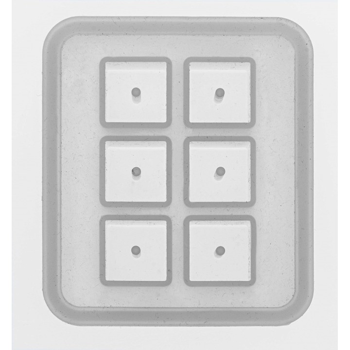 Moule en silicone 7x8cm Cube 16x16x16mm 6pcs