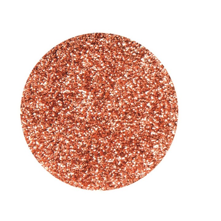 Brillant-Glitter fine, 10 g hellkupfer