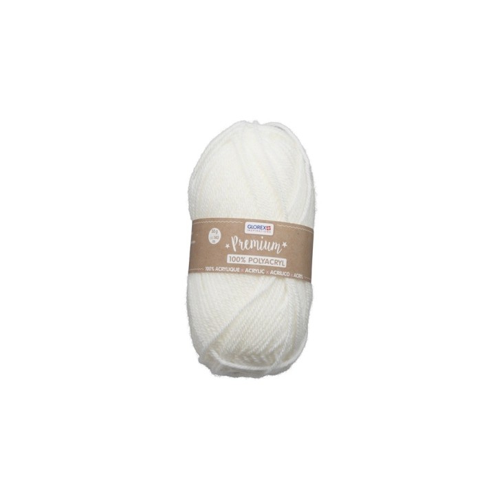 Premium 100% acrylic, 50g natural