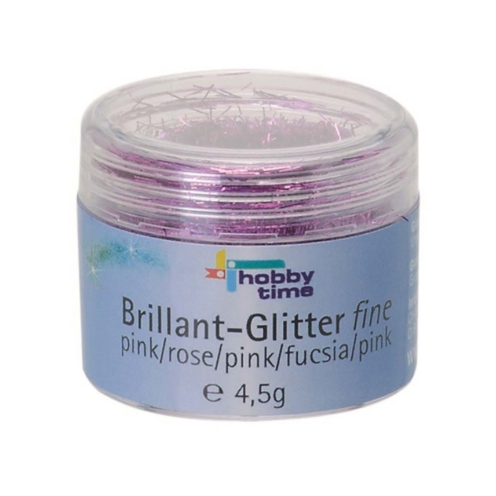 Brillant-Glitter,Stäbchen 4,5g pink
