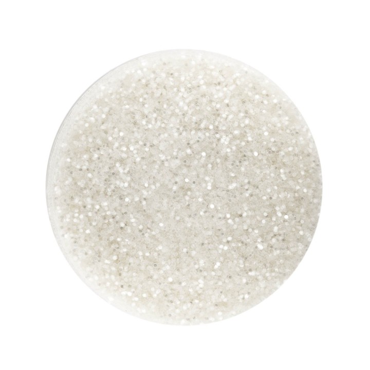 Bio Glitter fein, 10g, weiss SB-Verpackung
