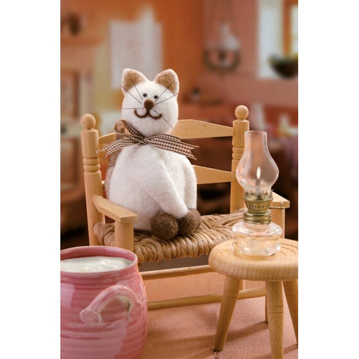 Filz-Creativ-Set Katze 14,0x7,0cm