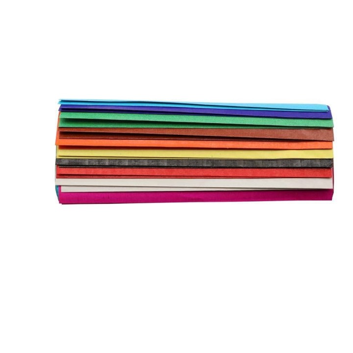 Seidenpapier 50x70cm 10 St glänzend 10 verschiedene Farben