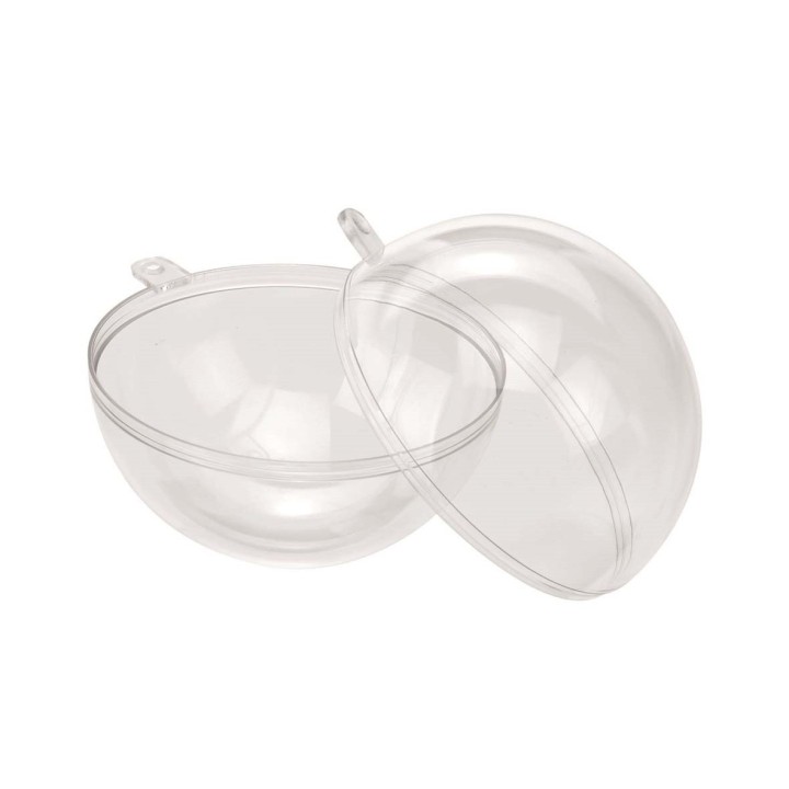 Plastic ball transparent 80mm