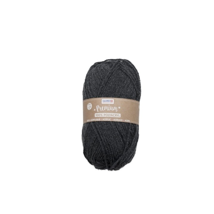 Premium 100% acrylic, 50g anthracite