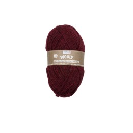 Wooly 70% Acryl/30% Wolle, 50g rot meliert