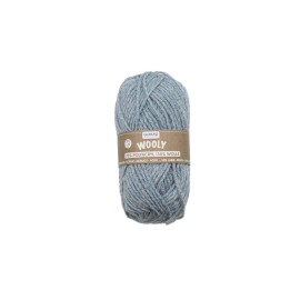 Wooly 70% Acryl/30% Wolle, 50g hellblau meliert