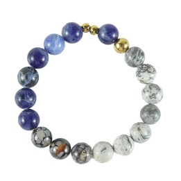Kit DIY bracelet pierre natur. marbré
