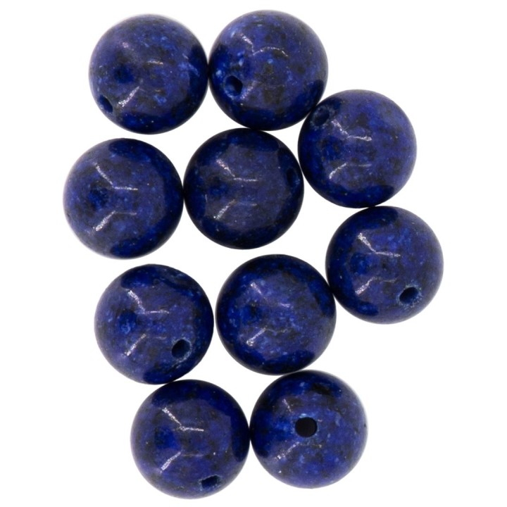 Natursteine, 8mm, 10St. Lapis