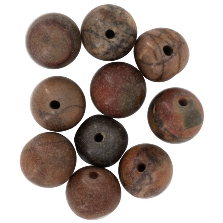 Natural stones, 8mm, 10pcs Picasso