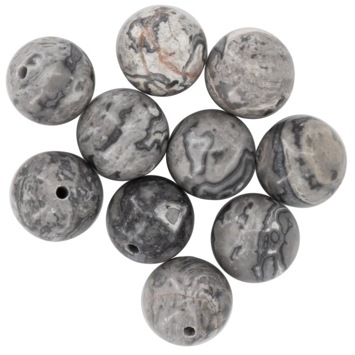 Natursteine, 10mm, 10St. Map Stone