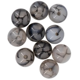Pierres naturelles, 10mm,10pcs Cracked Agate