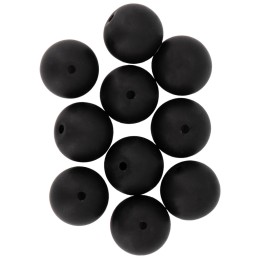Pierres naturelles, 10mm,10pcs Matte Carbonado