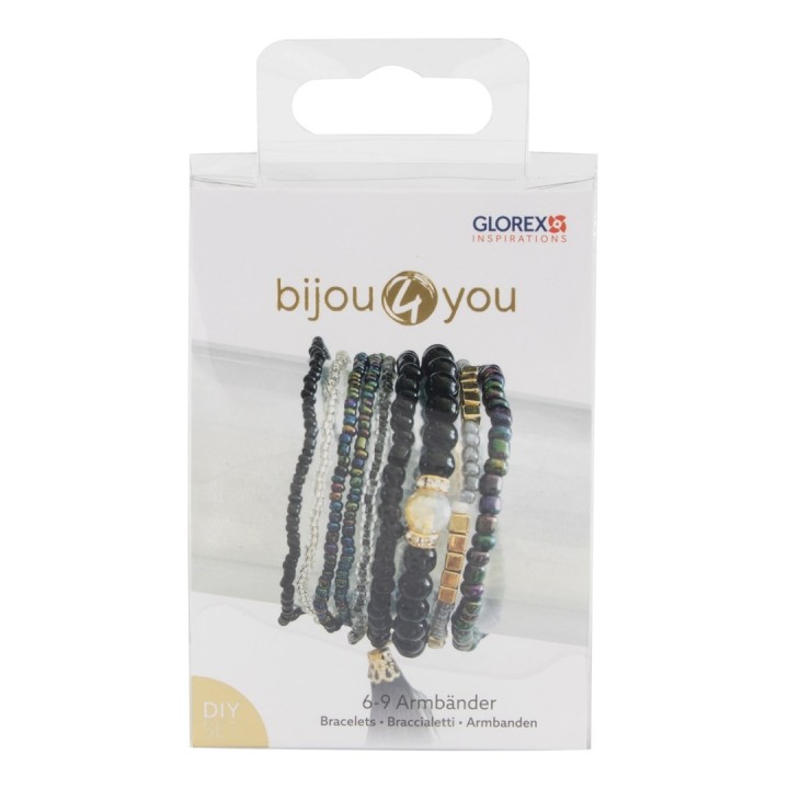 DIY Armband-Set, schwarz