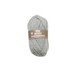 Wooly 70% Acryl/30% Wolle, 50g hellgrau