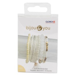 DIY Armband-Set, weiss