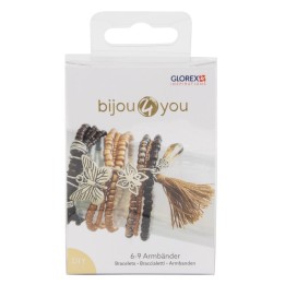 DIY Armband-Set, brauntöne