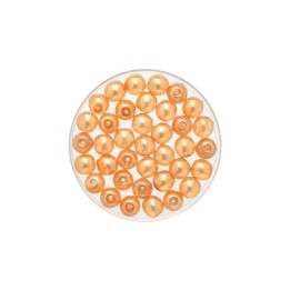 Böhmische Glasperle 4mm Wachs golden shadow 75 Stück