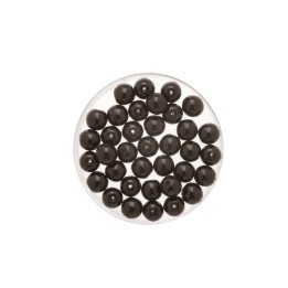 Böhmische Glasperle 4mm Wachs jet 75 Stück