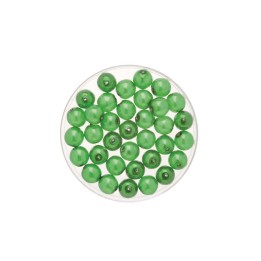 Böhmische Glasperle 4mm Wachs peridot 75 Stück