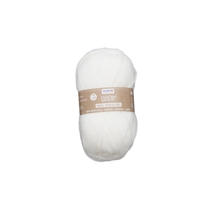 Baby 100% Acryl, 50g weiss