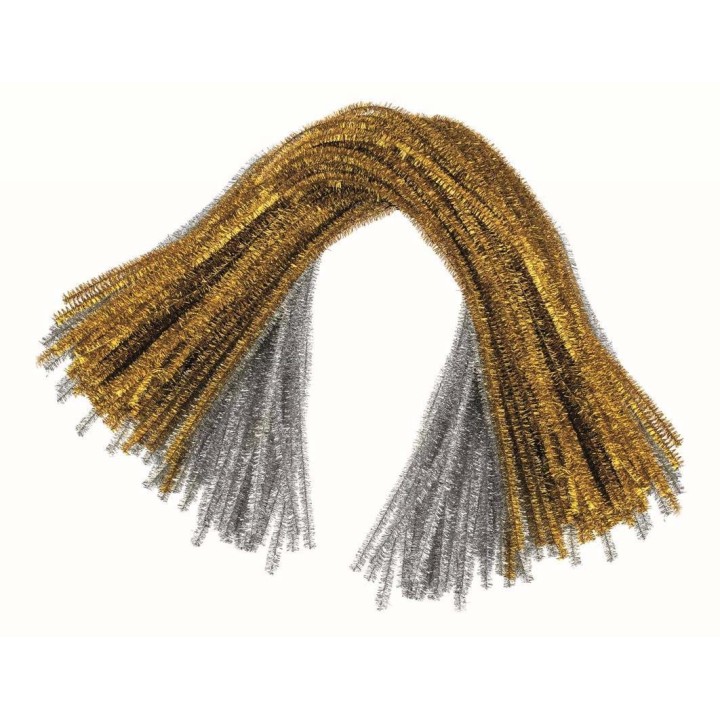 Biegeplüsch 50cm 160 StückMix Metallicfarben