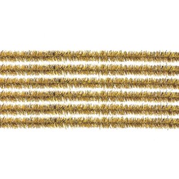 Biegeplüsch 10 Stück 50cm goldfarben