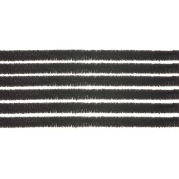 Biegeplüsch schwarz 10 Stück 50cm
