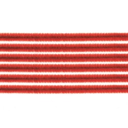 Biegeplüsch rot 10 Stück 50cm