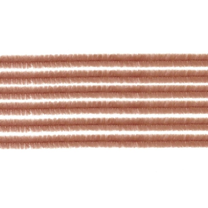 Biegeplüsch braun 10 Stück 50cm 8mm