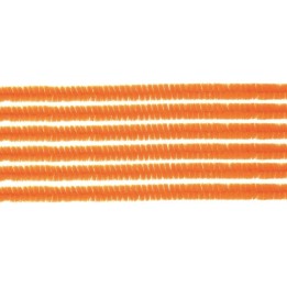 Biegeplüsch orange 10 Stück 50cm
