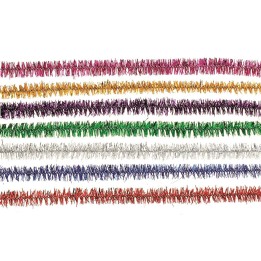 Biegeplüsch metallic 10 Stück 50cm bunt sortiert