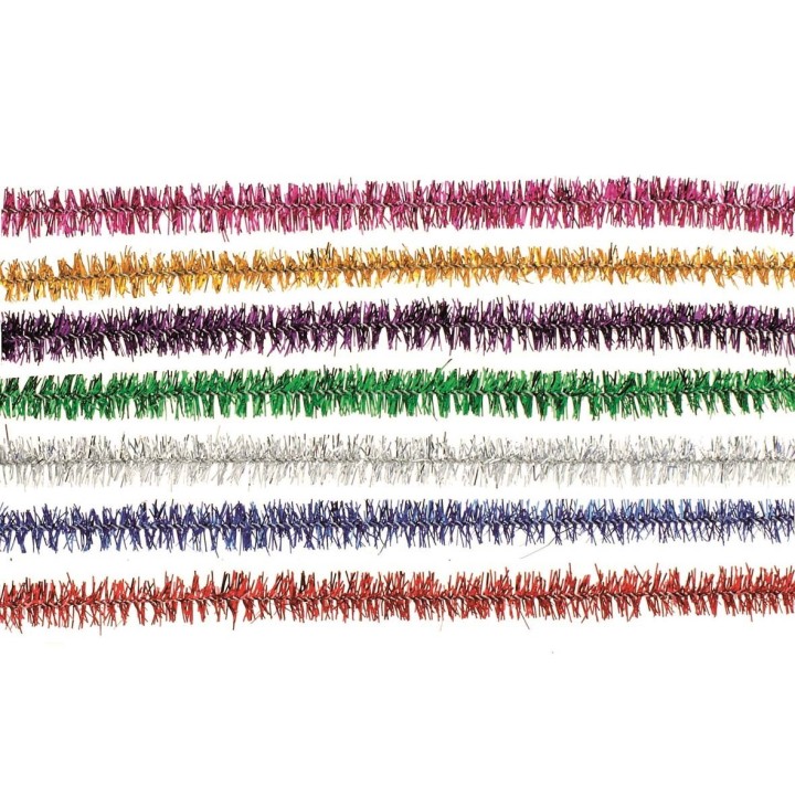 Biegeplüsch metallic 10 Stück 50cm bunt sortiert