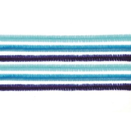 Biegeplüsch Mix 10 Stück, 50 cm Blautöne