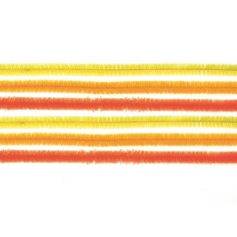 Chenilles cure-pipe Mix tons jaunes 10pcs 50cm