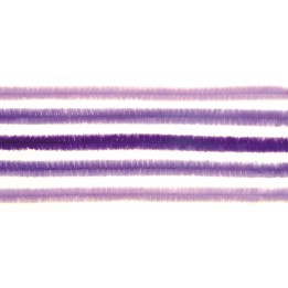 Chenille mix 10pcs, 50 cm Tons lilas